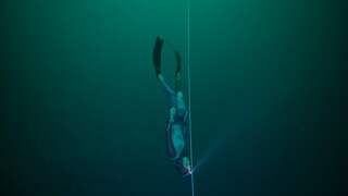 Fransman duikt 120 meter diep en breekt eigen wereldrecord