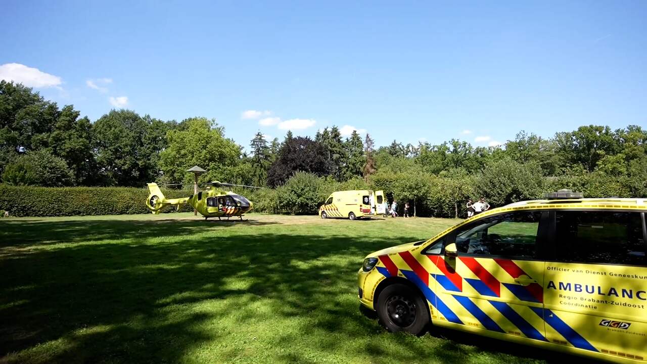Beeld uit video: Wandelaar komt om door metalen bal bij Highland Games in Geldrop
