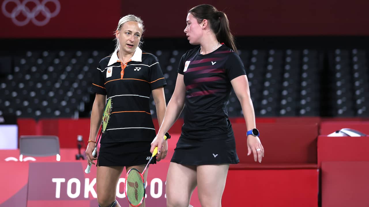 Selena Piek en Cheryl Seinen hadden geen moment zicht op de halve finale.