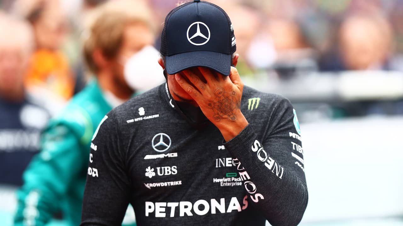 Lewis Hamilton is not competing for the podium places this year.
