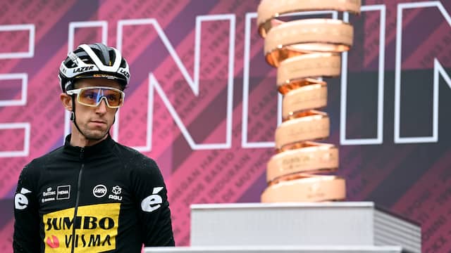 Jumbo-Visma-kopman George Bennett verloor in de vierde etappe veel tijd met het oog op het algemeen klassement.
