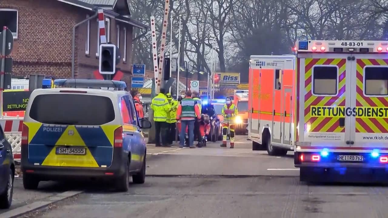 Beeld uit video: Veel hulpdiensten op de been na steekpartij in Duitse trein