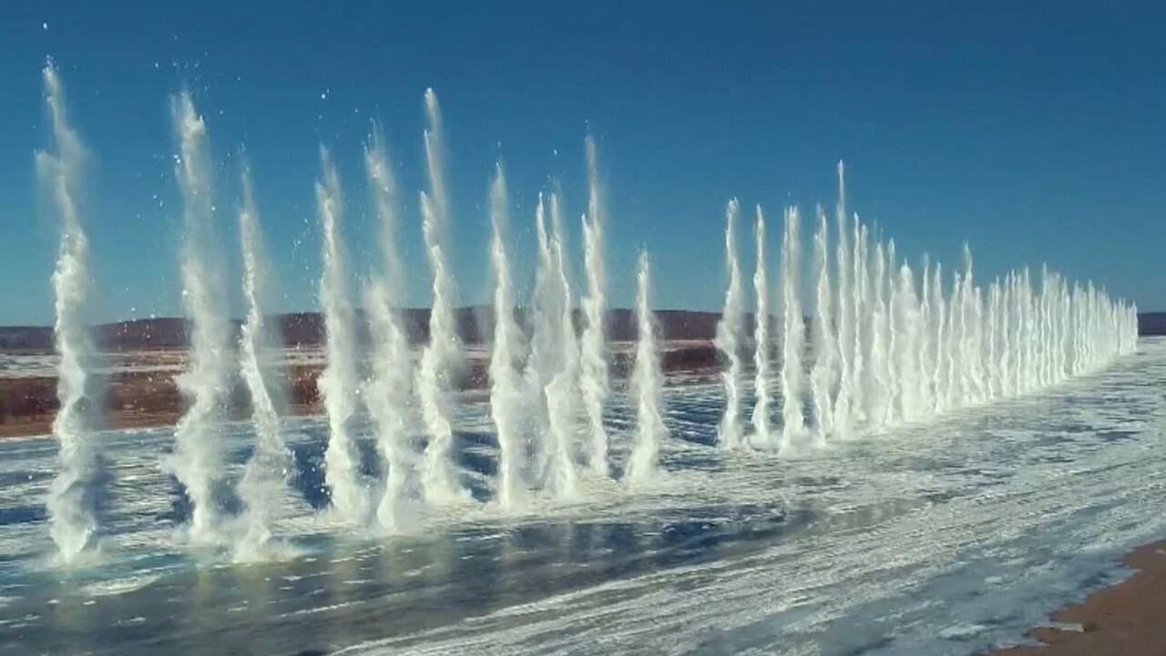 IJs in Chinese rivier opgeblazen tegen overstromingen