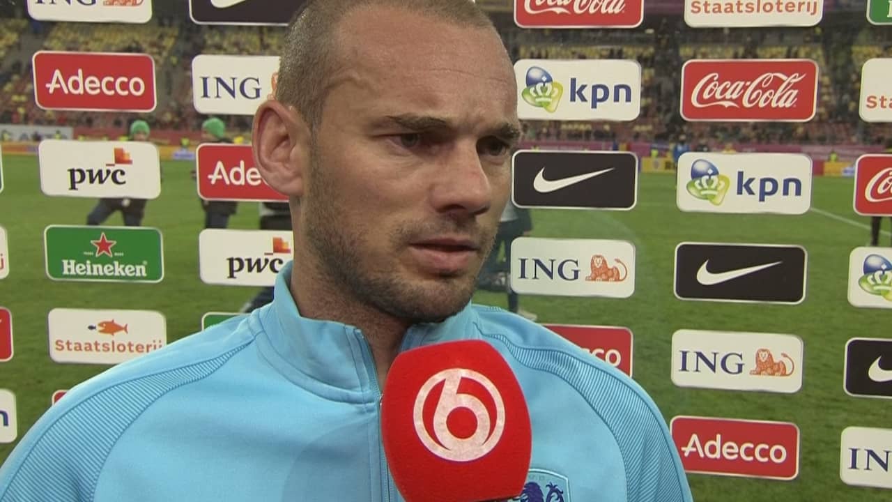 Beeld uit video: Sneijder: 'Ik blijf beschikbaar zolang ik het aankan'
