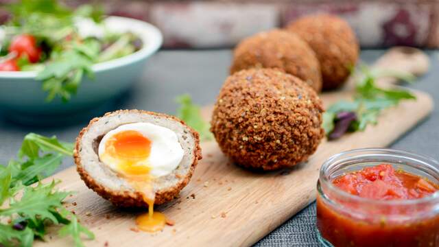 Scotch egg.