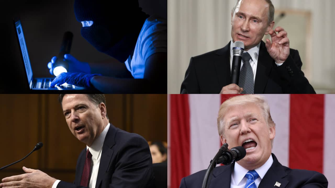 Beeld uit video: Vier belangrijke namen in het Amerikaanse Ruslandonderzoek