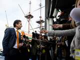 Eurogroepvoorzitter Jeroen Dijsselbloem tijdens de informele Raad Economische en Financiele Zaken (Ecofin) in het Amsterdamse Scheepvaartmuseum.