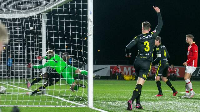 Go Ahead Eagles kende niet al te veel problemen met Jong AZ.