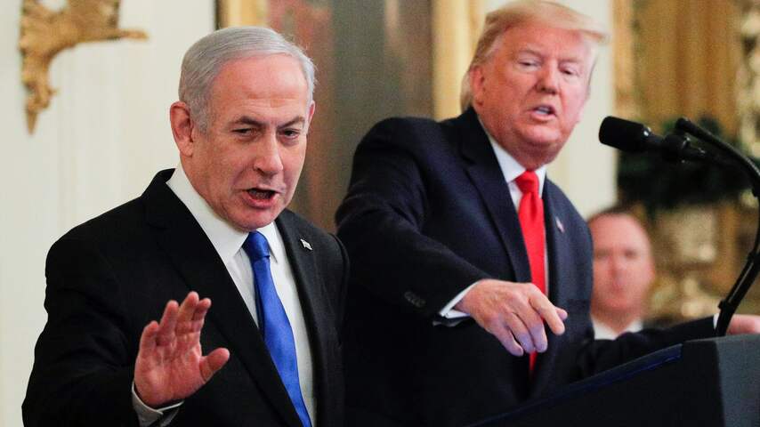Trump onthult 'realistisch vredesplan' voor Israëlisch-Palestijns conflict