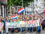 Enkele honderden demonstranten bij vrijheidsmars in Amsterdam