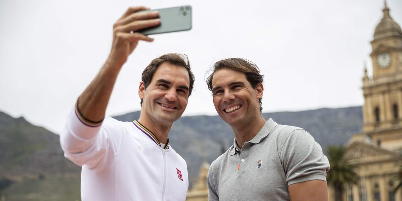 Federer ziet wens vervuld worden en vormt in allerlaatste partij duo met Nadal