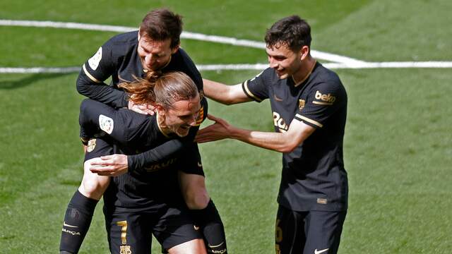FC Barcelona doet nog volop mee in de Spaanse titelstrijd.