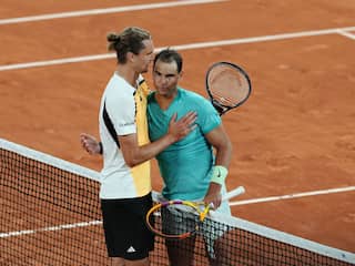 Zverev genoot van klasse Nadal tijdens 'finale' in eerste ronde Roland Garros
