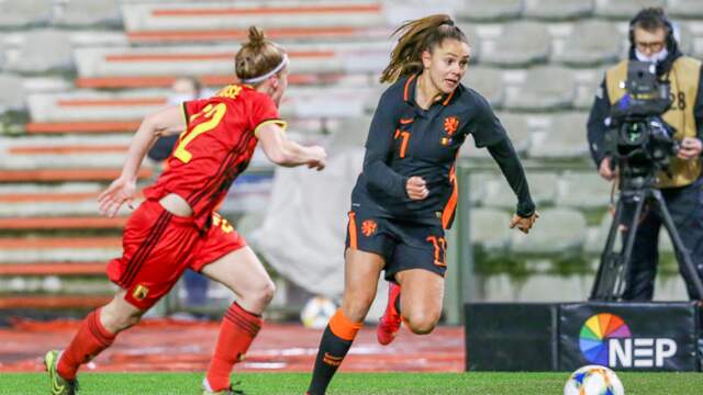 Lieke Martens kwam vorige maand nog in actie namens de Oranjevrouwen.