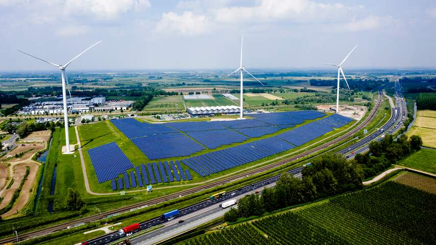 windmolen windpark zonnepanelen zonnepark duurzaam