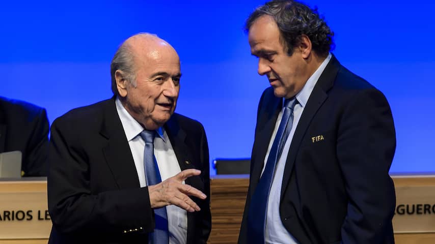 Sepp Blatter en Michel Platini