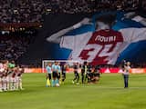 Voor de wedstrijd van Ajax tegen Nice ontvouwden de fans van de Amsterdammers een indrukwekkend spandoek ter ere van Abdelhak Nouri.