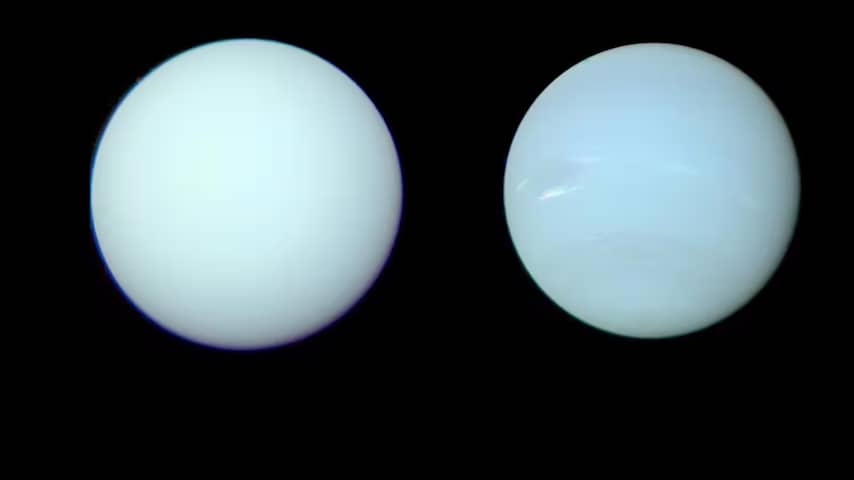 Nieuwe foto's laten zien dat planeet Neptunus een 'tweelingbroer' van Uranus is