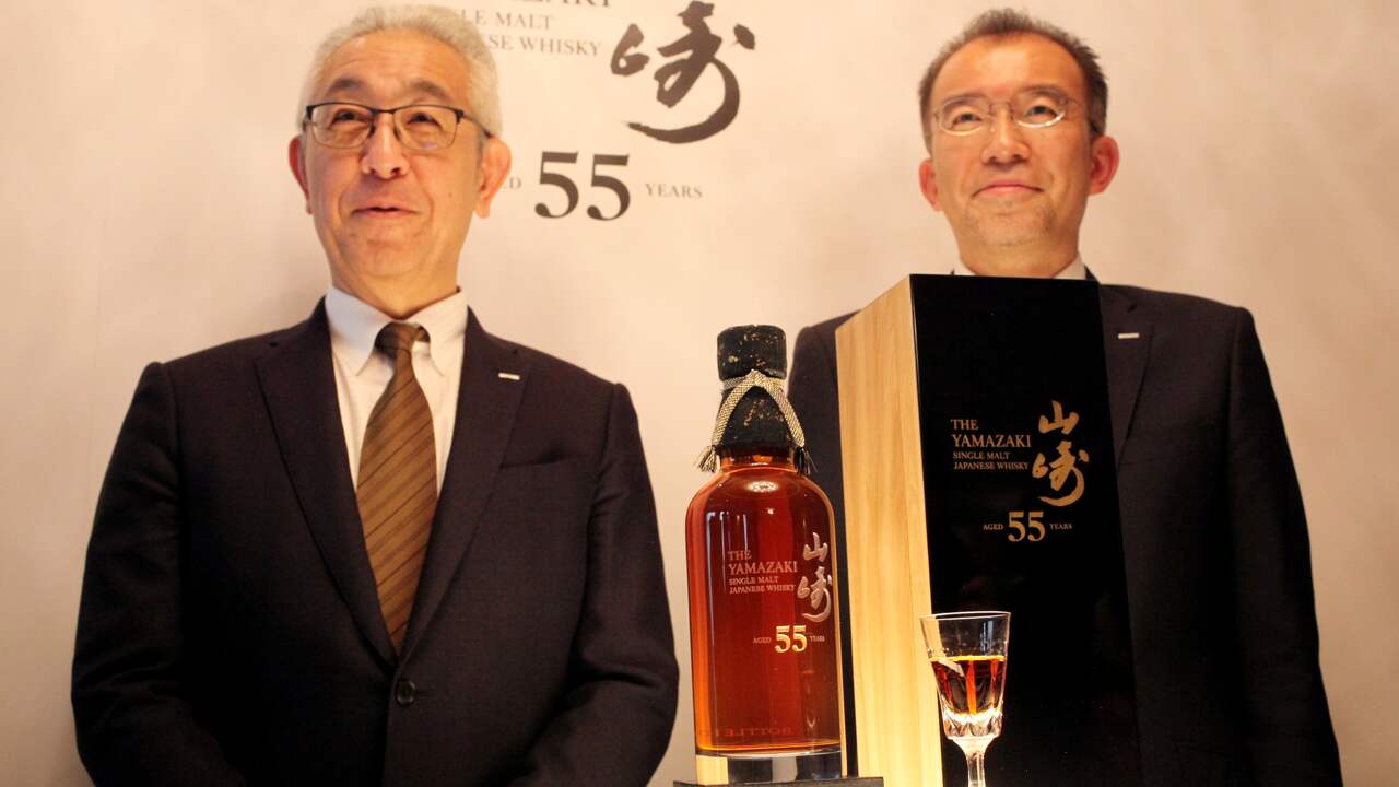 Suntory brengt 55 jaar whisky van 25.000 per fles op de markt | NU - Het laatste nieuws het op