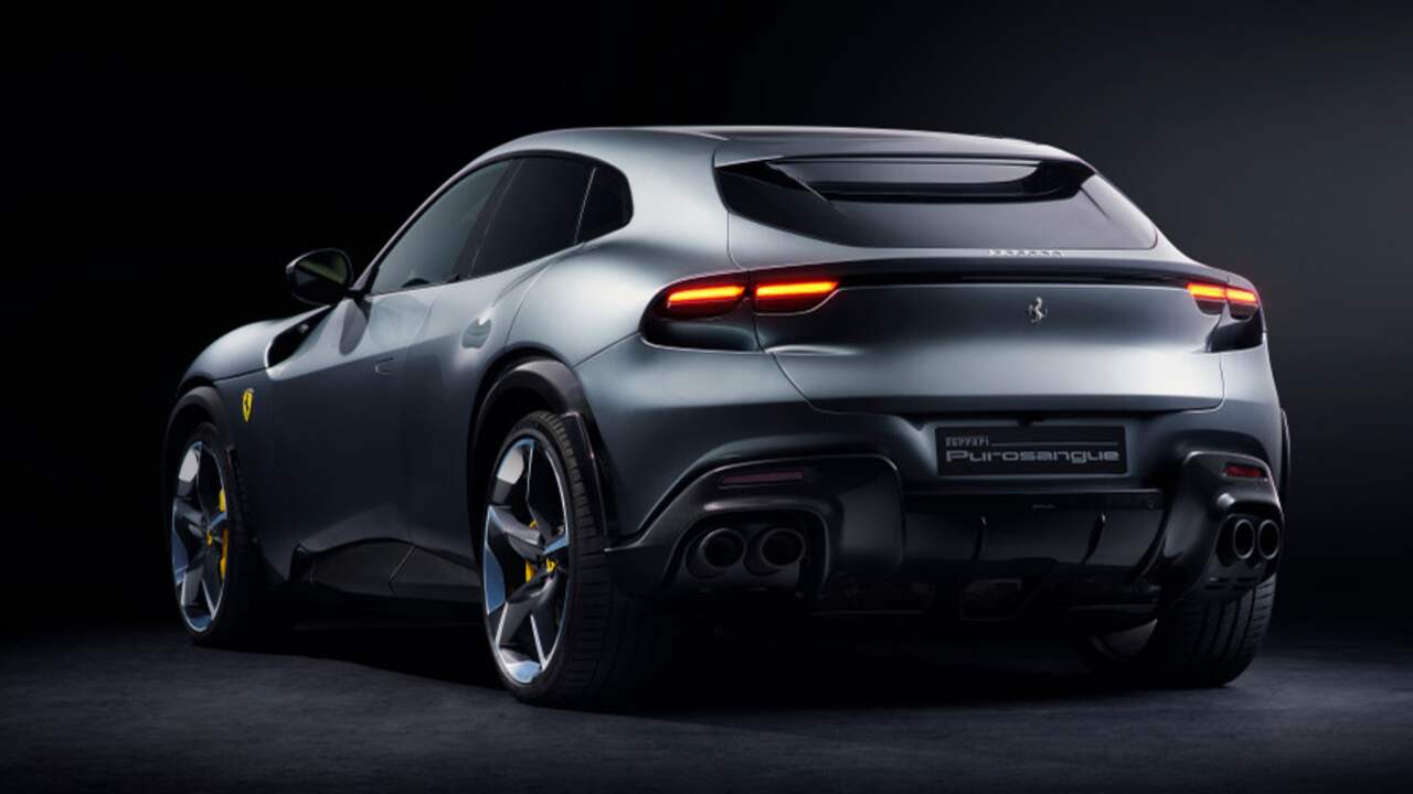 Beeld uit video: Zo ziet de allereerste SUV van Ferrari eruit