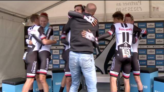 Mannenploeg Team Sunweb pakt ook wereldtitel ploegentijdrit