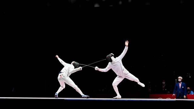 Bas Verwijlen won in zijn eerste partij nog van Kweon Young-jun.
