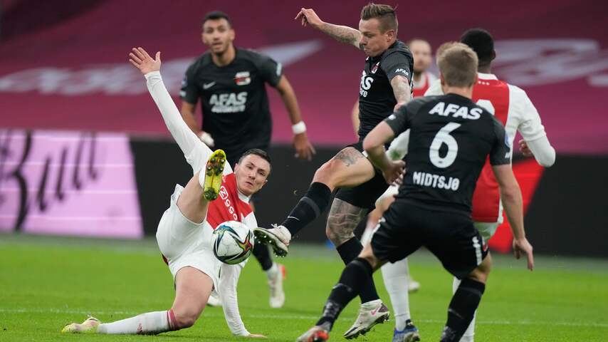Conflict Vlek Rationalisatie Ajax speelt uit tegen AZ in halve finales beker, PSV op bezoek bij Go Ahead  | Voetbal | NU.nl