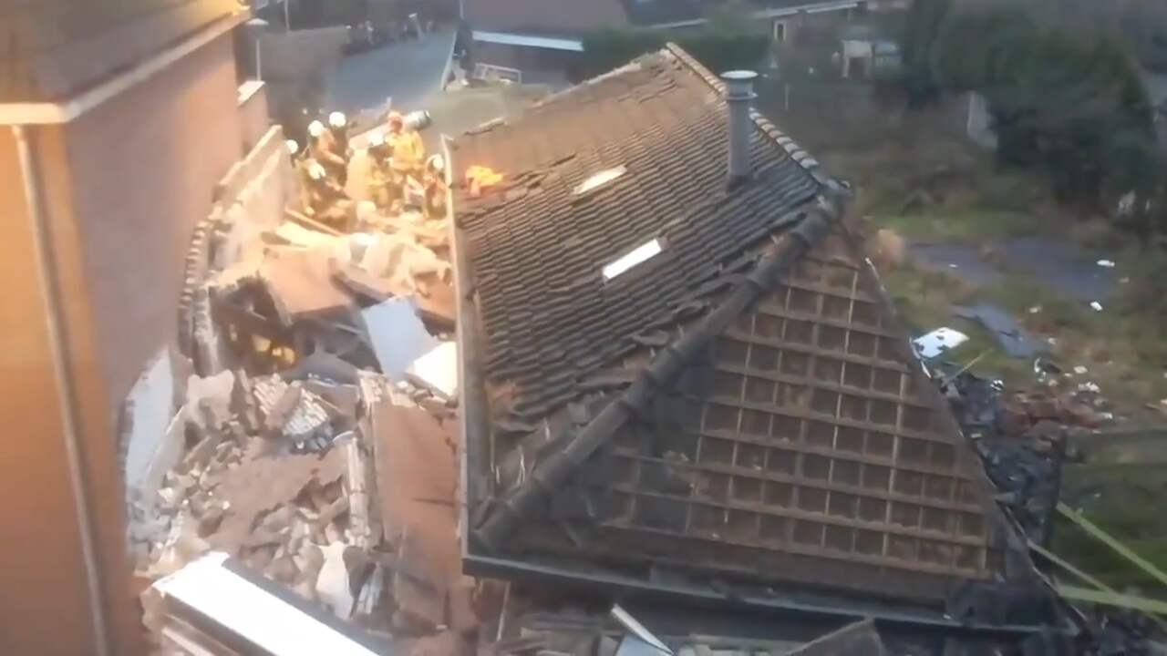 Beeld uit video: Grillroom in Coevorden volledig ingestort
