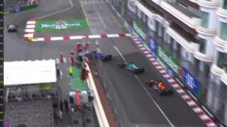 Verschillende inhaalacties tijdens GP van Monaco