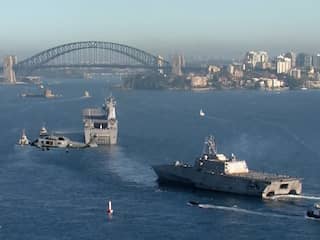 Nieuw Amerikaans oorlogsschip vaart Sydney binnen