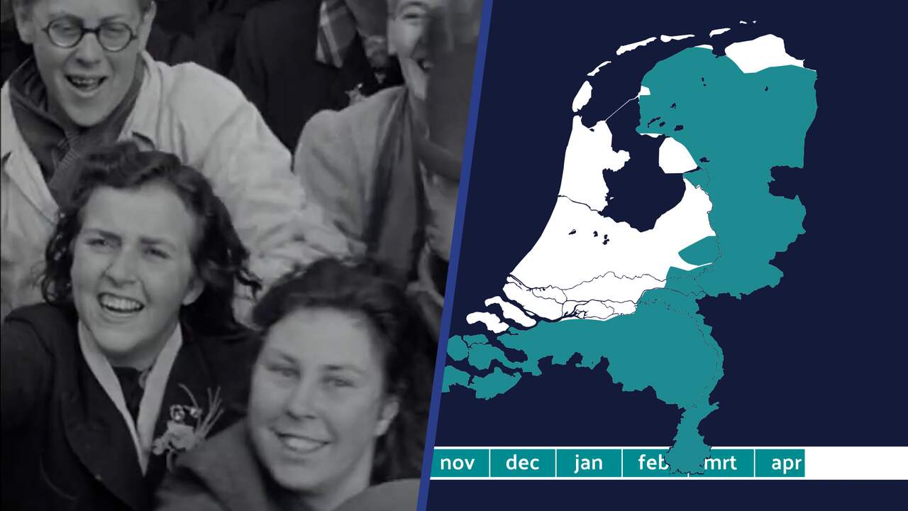 Beeld uit video: Zo verliep de bevrijding van Nederland