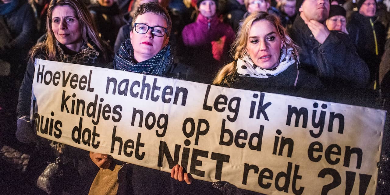 Zeker 10.000 deelnemers aan fakkeltocht tegen gaswinning Groningen