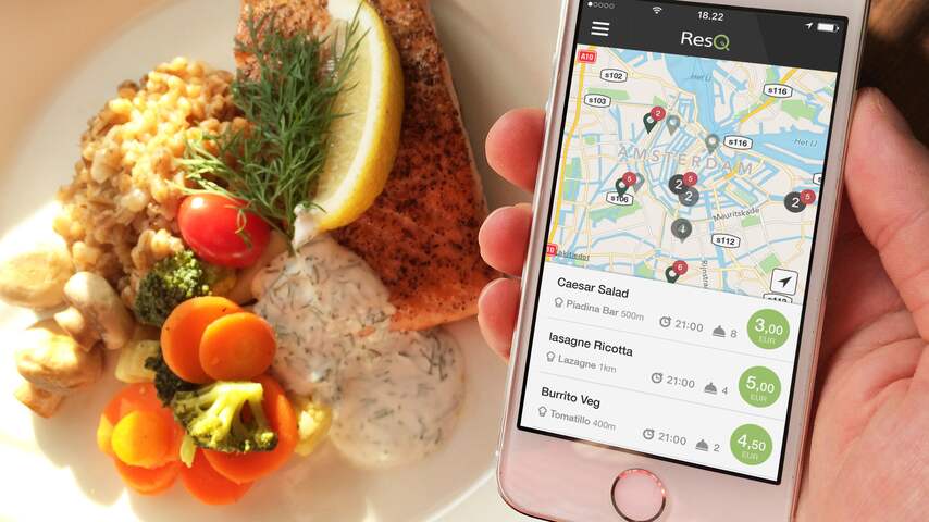 Nieuwe app laat gebruikers restjes bestellen bij restaurants