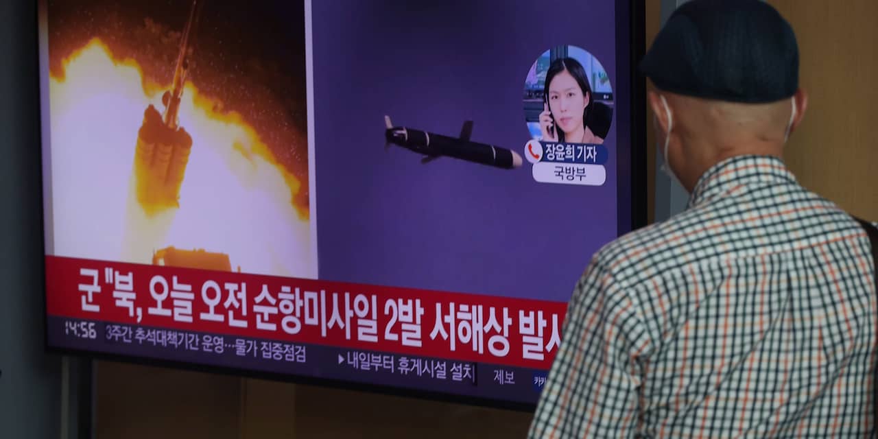 Noord-Korea vuurt raketten af tijdens militaire oefeningen van Zuid-Korea en VS