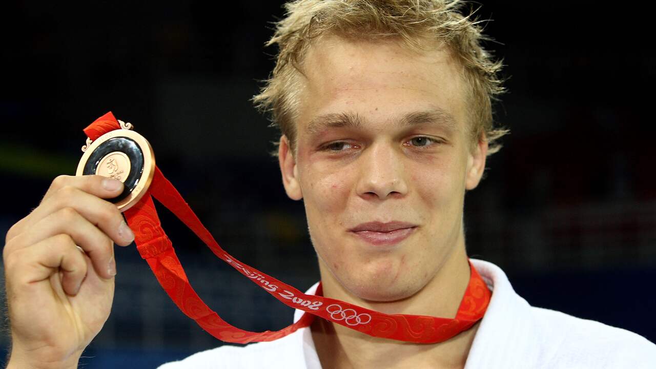 Henk Grol met olympisch brons in 2008.
