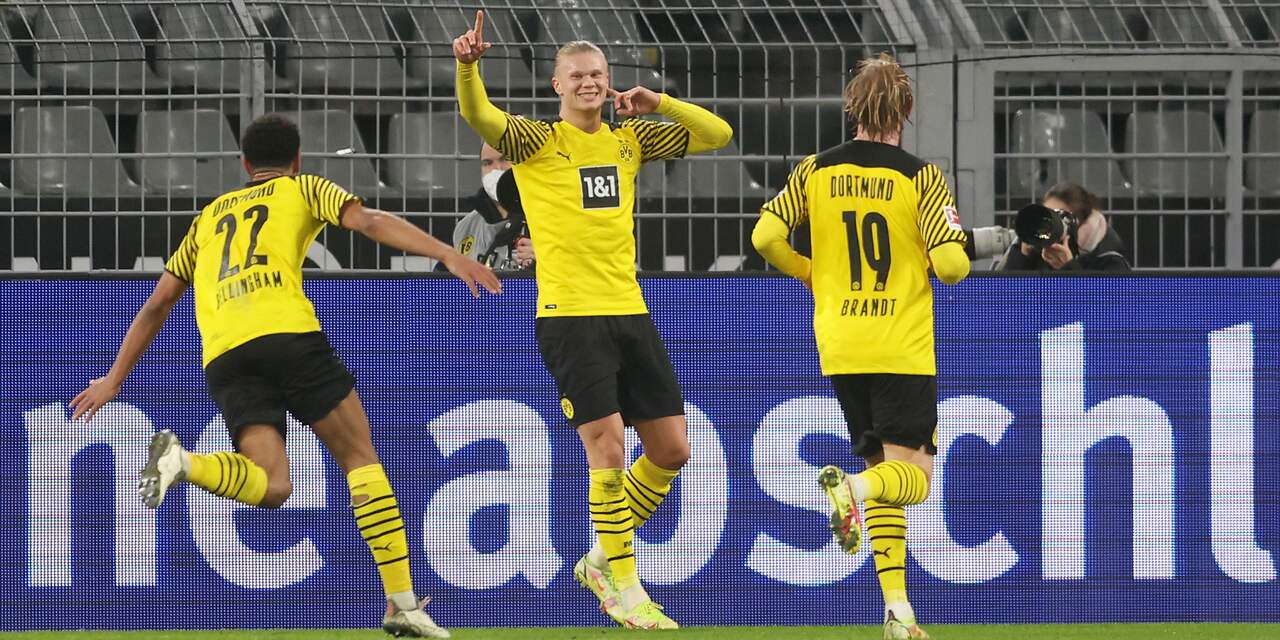 Haaland helpt Dortmund met eerste goals van 2022 aan ruime zege op Freiburg