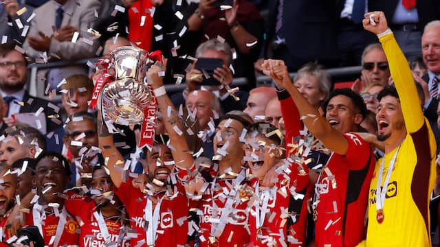 Samenvatting: Ten Hag wint met United van rivaal City en pakt FA Cup