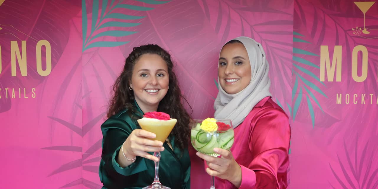 Deze zussen hebben een bedrijf in alcoholvrije cocktails
