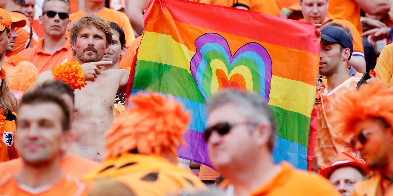 Regenboogvlag mag van UEFA wel in stadion: 'Wij gaan niet over fanzone'