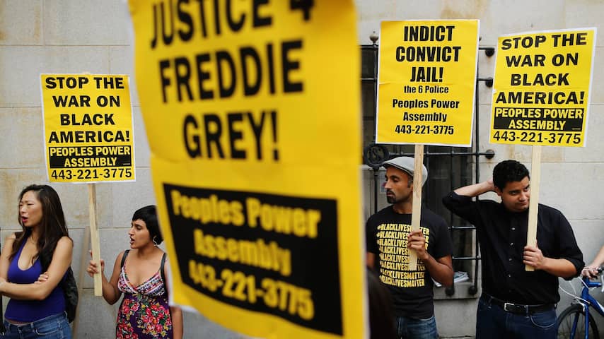 Geen vervolging agenten Baltimore na dood zwarte Amerikaan 