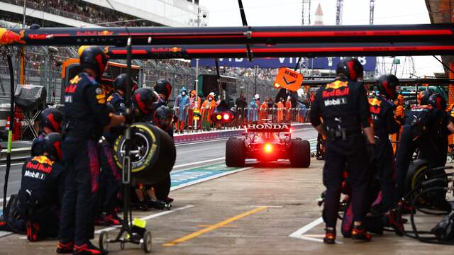 Verstappen maakte zijn laatste pitstop het juiste moment