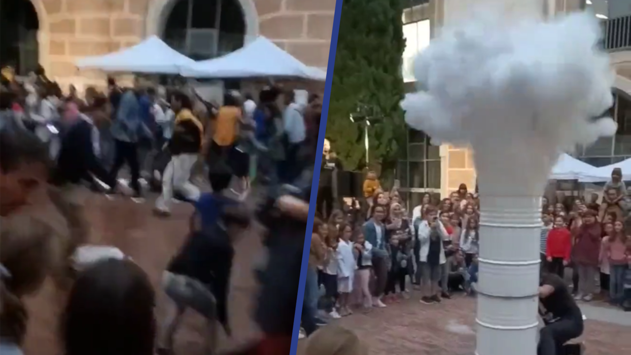 Beeld uit video: Achttien Spanjaarden raken gewond doordat vat met stikstof ontploft
