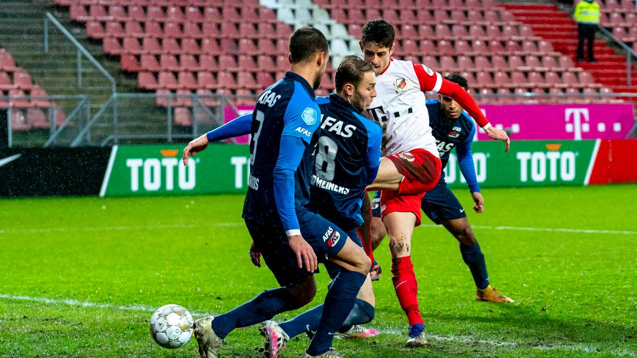FC Utrecht sloot 2020 zondag af door op de valreep een punt te pakken tegen AZ.