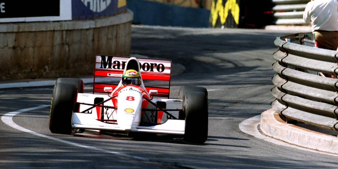 Formule 1-auto waarmee Senna voor zesde keer Monaco won geveild