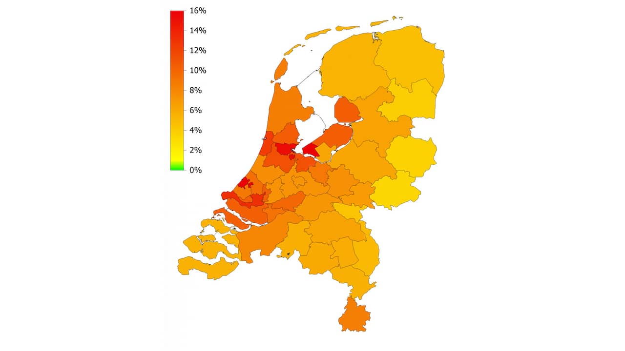 The shortage of teachers according to the Centerdata survey last fall.