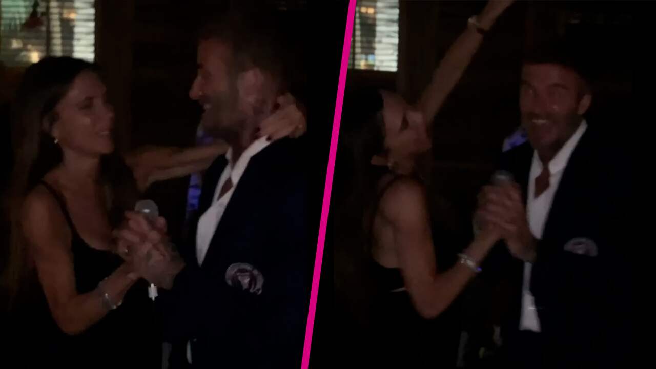 David En Victoria Beckham Zingen Spice Girls Bij Karaoke Nunl 