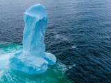 Dronebestuurder uit Dildo maakt foto van penisvormige ijsberg in Conception Bay