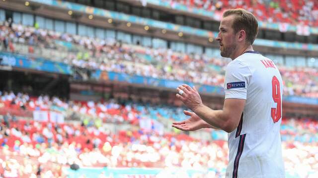 Harry Kane staat nog altijd droog op een EK.