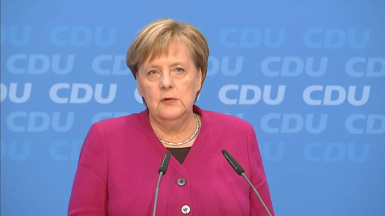 Beeld uit video: Angela Merkel: 'Het was een eer jullie bondskanselier te zijn'