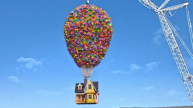 Airbnb bouwt iconisch huis uit animatiefilm Up na